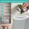imageGuruNanda AeroMist  2in1 Humidifier and Diffuser with Ultrasonic Technology 46 Hours Cool Mist 350 sq ft Coverage ampamp Auto ShutOff  BPAFree Aromatherapy Diffuser for Yoga Living Rooms ampamp Spas