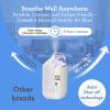 imageGuruNanda Essential Oil Diffuser 100 ML  Modern Aromatherapy Ultrasonic Diffuser  Runs Up to 6 Hours with Auto Shut Off  Cool Mist Humidifier with 7 LED Lights ampamp Turbo Mode