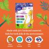imageGuruNanda Kids Butter On Gums Cute Giraffe Toothbrush with Tongue Scraper ampamp Cover  Super Soft Bristles for Gentle Cleaning Ergonomic Handle Age 190 Count  Floss
