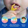 imageGuruNanda Kids Butter On Gums Cute Giraffe Toothbrush with Tongue Scraper ampamp Cover  Super Soft Bristles for Gentle Cleaning Ergonomic Handle Age 190 Count  Floss
