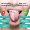 imageGuruNanda Kids Tongue Scraper 2Pack with Travel Case Stainless Steel Aids in Fresh Breath  TravelFriendly Tongue Cleaner GreenPinkOrangePack of 2  U Shaped