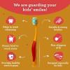 imageGuruNanda Kids Toothbrush with Suction Cup ampamp Fun Animal Designs  Soft Bristles for Healthy Gums NonSlippery ampamp MessFree Toothbrush 3 Age 4 CountButter on Gums Toothbrush