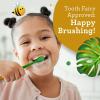 imageGuruNanda Kids Toothbrush with Suction Cup ampamp Fun Animal Designs  Soft Bristles for Healthy Gums NonSlippery ampamp MessFree Toothbrush 3 Age 4 CountButter on Gums Toothbrush