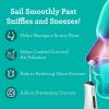 imageGuruNanda Nasal Saline Irrigator with 2 Nasal irrigator Tips Portable ampamp Cordless 300 ml Water Tank 3 Modes Rechargeable for Sinus Relief