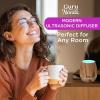 imageGuruNanda Woodsy Ultrasonic Diffuser ampamp Cool Mist Humidifier  Aromatherapy Diffuser with Auto ShutOff 7 LED Lights ampamp 5 Modes  Perfect for Spa Yoga Office ampamp Large Room  Helps to Relax 150 mL
