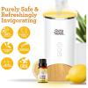 imageGuruNanda Peppermint Essential Oil 100 Pure Natural ampamp Undiluted Aromatherapy Oil for Diffusers ampamp DIY Recipes Invigorating Scent Helps Support Focus and Clarity 05 Fl OzLemon
