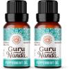 imageGuruNanda Peppermint Essential Oil 100 Pure Natural ampamp Undiluted Aromatherapy Oil for Diffusers ampamp DIY Recipes Invigorating Scent Supports Focus and Clarity 2X05 Fl OzPeppermint