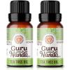 imageGuruNanda Peppermint Essential Oil 100 Pure Natural ampamp Undiluted Aromatherapy Oil for Diffusers ampamp DIY Recipes Invigorating Scent Supports Focus and Clarity 2X05 Fl OzTea Tree