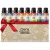 imageGuruNanda Set of 8 Essential Oils 15ml x 8 100 Pure Aromatherapy Oils for Diffuser Massage Candle Making Lavender Peppermint Eucalyptus Orange Lemongrass Cedarwood Tea Tree Frankincense