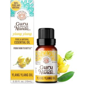 imageGuruNanda Peppermint Essential Oil 100 Pure Natural ampamp Undiluted Aromatherapy Oil for Diffusers ampamp DIY Recipes Invigorating Scent Helps Support Focus and Clarity 05 Fl OzYlang Ylang
