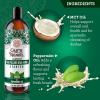 imageGuruNanda Coconut ampamp Peppermint Oil Pulling 8 FlOz and Ashwagandha Oil Pulling 8 Fl Oz Alcohol Free Whitening Mouthwash for Fresh Breath ampamp Whiter Teeth