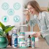 imageGuruNanda Total Smile Makeover Kit Charcoal with Cocomint Oil Pulling Dual Barrel Whitening Mouthwash Whitening Strips ampamp Charcoal Butter on Gums Toothbrushes527 Fl Oz Pack of 5