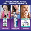 imageGuruNanda Total Smile Makeover Kit Charcoal with Cocomint Oil Pulling Dual Barrel Whitening Mouthwash Whitening Strips ampamp Charcoal Butter on Gums Toothbrushes527 Fl Oz Pack of 5