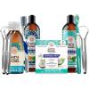 imageGuruNanda Advanced Formula Oil Pulling with Tongue Scraper Original Oil Pulling Mickey Ds Coconut and Peppermint Oil Pulling ampamp Express Whitening Strips for Fresh Breath ampamp Healthy Teeth ampamp Gums