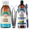 imageGuruNanda Original Oil Pulling Oil Fluoride Free Vegan Natural Mouthwash ampamp Advanced Formula Oil Pulling  Natural Coconut Oil Mouthwash with Essential Oils