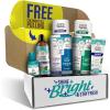 imageGuruNanda Shine Bright Stay Fresh  Dual Barrel Whitening ampamp Breath Harmonizer Mouthwash ampamp Neem Toothpaste for LongLasting Fresh Breath ampamp Teeth Whitening