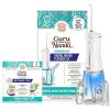 imageGuruNanda Teeth Whitening Strips 7 Treatments  EnamelSafe Strips for Sensitive Teeth ampamp Advanced Dental Water Flosser 20  Cordless ampamp Portable