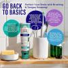 imageGuruNanda 7Step Regimen 20 for Complete Oral Care RoutineCocoMint Oil Pulling Dual Barrel Mouthwash Hydroxyapatite Toothpaste Whitening Strips Lion ampamp Lamb 20 BOG Toothbrush ampamp Tongue Scrapers