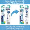 imageGuruNanda Butter On Gums Toothbrush ADA Accepted With 8000 Ultra Soft Softex Bristles for Sensitive ampamp Receding Gums Perfect for Whiter Teeth 6 CtMulticolor