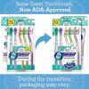 imageGuruNanda Butter On Gums Toothbrush ADA Accepted With 8000 Ultra Soft Softex Bristles for Sensitive ampamp Receding Gums Perfect for Whiter Teeth 6 CtMulticolor