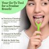 imageGuruNanda Dual Function Tongue Scraper ampamp Aligner Removal Tool  2in1 Oral Care Tool for Fresh Breath ampamp Easy Aligner Care  TravelFriendly 40 Count