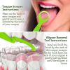 imageGuruNanda Dual Function Tongue Scraper ampamp Aligner Removal Tool  2in1 Oral Care Tool for Fresh Breath ampamp Easy Aligner Care  TravelFriendly 40 Count