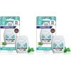 imageGuruNanda Expandable Waxed Dental Floss for Gentle Deep Cleaning Wide Teeth Flossing  Cinnamon Flavor  55 YardsPeppermint