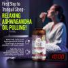 imageGuruNanda Nighttime Wellness Care Kit  Ashwagandha Oil Pulling Hydroxyapatite Toothpaste Magnesium Spray Toothbrush Floss Picks Vitamin E Oil ampamp Sleep Spray