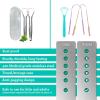 imageGuruNanda Tongue Scraper for Adults 4Pack with Travel Case 420 Medical Grade Stainless Steel Aids in Fresh Breath ampamp Oral Care  TravelFriendly1 Count Pack of 4