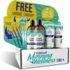 imageGuruNanda Essential Morning Wellness Duo  Coconut Oil Pulling Mouthwash ampamp Hydroxyapatite Toothpaste  Helps Promotes Fresh Breath ampamp Happy Gums FluorideFree