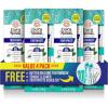 imageGuruNanda Hydroxyapatite Toothpaste SLS ampamp Fluoride Free 4 Pack Whitening Toothpaste  Freshens Breath Fights Plaque  with 2 Toothbrushes 2 Tongue Scrapers ampamp 2 Tube Squeezers42 Ounce Pack of 4
