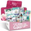 imageGuruNanda Mamas Glow Up Kit Gifting Essential for Mothers Day with Oil Pulling Toothbrush ampamp Toothpaste Mouthwash Water Flosser Whitening Strips ampamp Pen Magnesium Spray