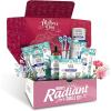 imageGuruNanda Moms Radiant Smile Kit  Mothers Day Gift with Oil Pulling Toothbrush Toothpaste Floss Picks Tongue Scraper Mouthwash Whitening Strips ampamp Whitening Pen