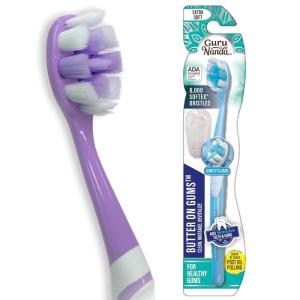 imageGuruNanda Butter On Gums Toothbrush ADA Accepted With 8000 Ultra Soft Softex Bristles for Sensitive ampamp Receding Gums Perfect for Whiter Teeth 6 CtMulticolor