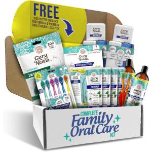 imageGuruNanda Family Complete Oral Care Set  The Ultimate Routine with Oil Pulling Toothbrush Toothpaste Tongue Scraper Floss Picks Mouthwash ampamp Whitening Strips
