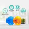 imageGuruNanda Brush Pods 4 Pack  Toothbrush Head Cover for Manual ampamp Electric Brushes  ClipOn Plastic Toothbrush Protector with Natural Essential Oil Vapors  Colors VariesPack of 1