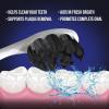 imageGuruNanda Butter on Gums Charcoal Toothbrush  8000 Softex Bristles for Sensitive Teeth ampamp Gums  BPA ampamp Latex Free Teeth Whitening Toothbrush with Ergonomic Rubber Handle for Kids ampamp Adults  1 CountCharcoal