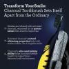 imageGuruNanda Charcoal Infused Toothbrush  Soft Charcoal Bristles  Helps Clean Plaque Whitens Teeth and Aids in Fresh Breath  BPAFree Brush for Adults ampamp Kids 6 CountToothbrush