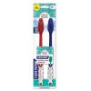 imageGuruNanda Floss Fusion Toothbrush with Dual Action Soft Flossing Bristles Ultrafine Tapered Bristles for Deeper Cleaning BPA ampamp PFAFree 2 Count