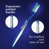 imageGuruNanda MultiAction Toothbrush with Tongue Cleaner  Soft Bristles for Sensitive Teeth ampamp Gums  Assorted Colors Pack of 8