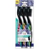 imageGuruNanda Charcoal Infused Toothbrush  Soft Charcoal Bristles  Helps Clean Plaque Whitens Teeth and Aids in Fresh Breath  BPAFree Brush for Adults ampamp Kids 6 CountToothbrush