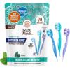 imageGuruNanda ReadytoGo Disposable Mini Travel Toothbrushes  Butter on Gums Softex Bristles PrePasted Toothbrush ampamp Toothpick  FluorideFree No Rinsing Needed 70 Ct
