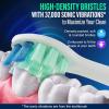 imageGuruNanda Advanced Replacement Sonic Brush Head Compatible with Pressure Sensor Sonic Toothbrush Handles Soft Bristles for Effective Cleaning  Pack of 6