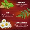 imageGuruNanda Ashwagandha Oil Pulling with Neem ampamp Roman Chamomile for Fresh Breath and Happy Gums Alcohol ampamp FlourideFree Essential Oil Oral Rinse with Toothbrush ampamp Tongue Scraper 8 Oz8 Fl Oz Pack of 1
