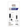 imageGuruNanda Compact Water Dental Flosser Portable Travel Size Oral Irrigator Flosser with Collapsible 180 ml Tank Smart Timer 4 Flossing Modes TSAApproved  BlackBlack