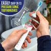 imageGuruNanda Essential Sonic Replacement Brush Heads Compatible with Pressure Sensor Sonic Toothbrush Handles Soft Bristles for Effective Cleaning  Pack of 6