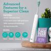 imageGuruNanda Lion ampamp Lamb Kit 20 Electric Toothbrush with Water Flosser Combo 4 Jet Tips 4 Brush Heads ampamp IPX7 Waterproof Design for Complete Oral Care TealWhite