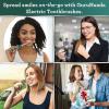 imageGuruNanda Steel Sonic Toothbrush  Rechargeable 5 Modes 2 Min Smart Timer ampamp Replacement Brush Heads  TealTeal
