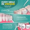 imageGuruNanda Water Dental Flosser 20 XL  380ML Large Tank 4 Flossing Modes Cordless ampamp Portable with Smart Timer for Deep Cleaning ampamp Happy Gums  WhiteWhite