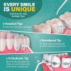 imageGuruNanda Water Dental Flosser 20 XL  380ML Large Tank 4 Flossing Modes Cordless ampamp Portable with Smart Timer for Deep Cleaning ampamp Happy Gums  WhiteLavender